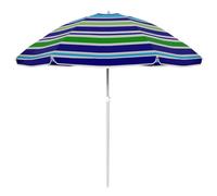 Sombrilla Oxford Aluminio Con Funda Rayas Azul Blanco Verde MARBUENO SUMMER Blue, white, green You