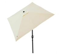 Aktive Parasol de Aluminio Poste Cuadrado 270x270 cm Protección UV 38 mm 260 cm Beige