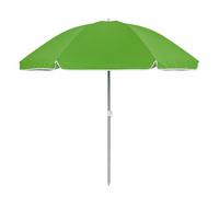 Sombrilla Playa 140 cm Grande con Bolsa Transporte | Parasol Plegable Nylon UV | Palo Acero Resistente | Sombrilla Jardín Camping Piscina 6 Colores MARBUENO. Green