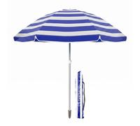 Sombrilla Playa 140 cm Grande con Bolsa Transporte | Parasol Plegable Nylon UV | Palo Acero Resistente | Sombrilla Jardín Camping Piscina 6 Colores MARBUENO. Colorful 2