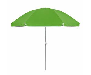 Sombrilla Playa 140 cm Grande con Bolsa Transporte | Parasol Plegable Nylon UV | Palo Acero Resistente | Sombrilla Jardín Camping Piscina 6 Colores MARBUENO. Green