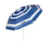 Sombrilla playa ø180 cm c/mástil inclinable y protección uv50 aktive