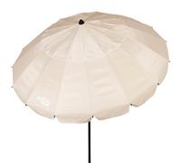 Sombrilla Playa Antiviento 16 Varillas Max Air, 240x145x236 Cm, Crema