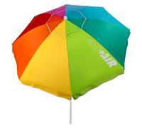 Aktive Sombrilla de playa 62222 - 220 cm, techo ventilado, UV50, multicolor, con bolsa
