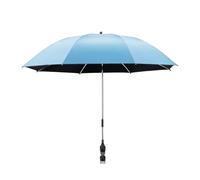 Sombrilla Playa Plegable Con Pinza - Giratoria 360° Ajustable Para Silla De Playa | Protección UV Fuerte, Refugio Cortaviento Exterior | Modalidad Acampada Abrazadera - Pesca, , Terraza (silla No