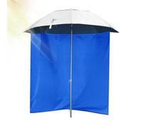 Sombrilla portátil para sombrilla, tela envolvente, sombrilla de pesca, tela envolvente - Tienda con para patio,Diseño de media circunferencia, impermeable para pr