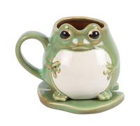 Something Different Taza con Platillo Diseño Rana (SD6022)