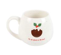 Something Different Taza Navidad Diseño Redondeado All Good In The Pud (SD6083)