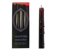 Something Different – Velas Vampire Tears – Negras sangrantes para rituales góticos – Juego de 4