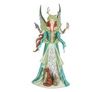 Something Different Wholesale Encantadora figura de hada de fantasía de 46 cm: Amy Brown coleccionable, escultura de resina inspirada en acuarela, protector de hadas verde, pieza de exhibición de