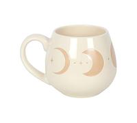 Something Different Wholesale Taza redonda con fases lunares mágicas, recipiente celeste para vibraciones positivas y mañanas refrescantes