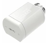 Somfy 1870508 - Válvula Termostática Io, Con Sensor De Temperatura Y Humedad, Detección De Ventanas Abiertas, Requiere De Tahoma Para Funciones Conectadas