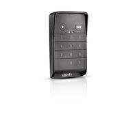 Somfy Teclado de código de radio 1870916 – RTS 2 teclas para motor de garaje o cancela, gris