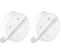 Somfy - Llavero inalámbrico Keyfob, Mando Bluetooth Manos Libres para Alarma del hogar, Blanco (Paquete de 2)
