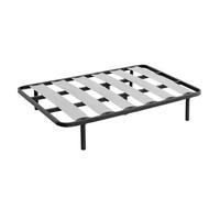 Somier balda ancha en varias medidas, tubo de acero 40x30 mm, refuerzo central, láminas de chopo-flex con o sin patas