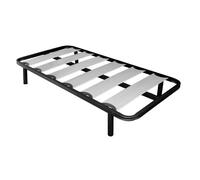 Somier balda ancha en varias medidas, tubo de acero 40x30 mm, refuerzo central, láminas de chopo-flex con o sin patas