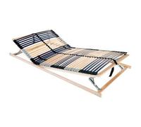Somier De Lamas Marrón 140 X 190 Cm Madera De Haya Sólida Vidaxl