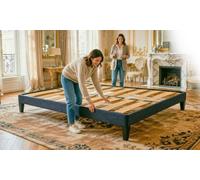 Somier ÉLU Douce Lune: con colchón / Antracita / 160x200 cm