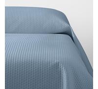 SOMNI HOME Edredón Bouti de Microfibra Lisa para Cama 90/105 cm - Colcha Acolchada Ligera y Confortable, Acabado Suave, Mantenimiento Fácil, Diseño Elegante. Color Azul Indigo