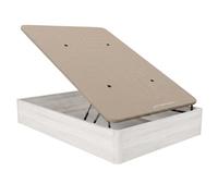 Somnia Descanso - Canapé Abatible 135x190 cm Polar con Gran Capacidad, Base Reforzada de Alta Resistencia, Tapa Transpirable 3D y Subida a Domicilio Incluida