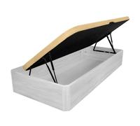Somnia Descanso - Canapé Abatible Apertura Lateral de Madera con Gran Capacidad, Espacioso, Transpirable y Resistente, Esquinas Redondeadas, 90 x 190, Polar