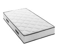 Somnis Bedding Colchón 90x190 cm Altura 24 cm 380 Muelles Ensacados 7 Zonas Equilibrado Reversible Fabricado en Bélgica