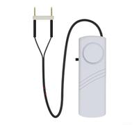 Sonda de cobre Sensor de nivel de agua para acuario, tanque, alberca, hogar, detector de fugas de desbordamiento, alarma de 100 dB, color blanco, tamaño 9 x 3 cm (lleno de agua 0,5 m)