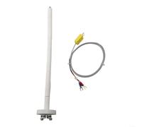 Sonda de horno de cerámica termopar tipo K 1300 °C 2372 °F, sensor de temperatura con cable de extensión de 1 metro (300 mm)