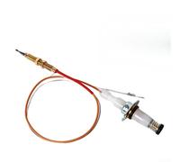 Sonda de sensor de termopar con manguito de cobre y válvula solenoide para estufas de gas con encendido manual piloto (1)