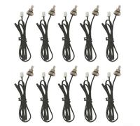 Sonda de temperatura de acero inoxidable con rosca M8 M8 B3950, respuesta rápida para calentador de agua, sistema de ducha, baño de pies, 1 m, negro, -20 °C a 150 °C, 10 KΩ, 50 KΩ, 100 KΩ (50 K)