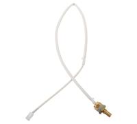 Sonda de Temperatura para Barbacoa Alta Precisión y Cable | Repuesto Metálico y Plástico con Tornillo de Metal, Color Blanco, para Parrilla y Ahumadores, Uso en Cocina