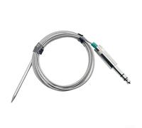 Sonda de Temperatura para Carne para prime 12V, Sensor de para acero Inoxidable para Monitoreo Preciso en Asadores de Pellets de para madera, Pieza para BBQ Exterior, Plateado