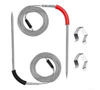 Sonda inteligente para carne, paquete de 2 para Weber Grill WiFi | Núcleo de cobre de alta calidad, precisión de ±1.-13.3 °C, amplio para rango de temperatura de -30 °C a 300 °C
