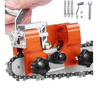 Sonekin Afilador Cadena Motosierra, Portátil Afilador de Cadenas de Motosierra, Manivela Afilador de Motosierra, Afilador Motosierra con Cabezal de Afilado, Adecuado Para Todo Tipo de Motosierras