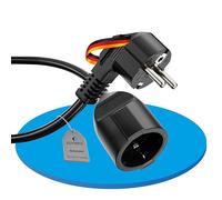sonero de cablede alimentación, 2,0 m, Enchufe de Seguridad Schuko a Toma de Corriente, de Cable de alimentación, Cable de Red, de Toma de Corriente Negro