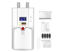 Sonew Cerradura de Puerta Inteligente, Cerradura de Puerta Inteligente Táctil Bluetooth, Cerradura Electrónica con Control Remoto Sin Llave Invisible, con 4 Controles Remotos (Aleación de Zinc)