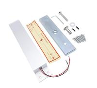Sonew Cerradura Electromagnética de Aleación de Aluminio de 280 Kg para de Control de Acceso a Puertas - Cerradura Magnética en Modo NC de 12 V CC Compatible con Puertas y Vidrios Metálicos de Madera