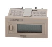 Sonew Contador Digital H7EC BLM Pantalla LCD de 6 Dígitos Totalizador Electrónico con Bloqueo de Conteo para un Conteo Preciso y Confiable 200 Veces/seg