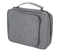 Sonew Estuche de Transporte de Escritura, Soporte Protector de Tela Oxford con Soporte para Libros Integrado, Múltiples Bolsillos para Bolígrafos, Cuaderno, Tableta, Tamaño Universal
