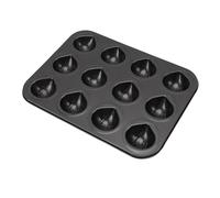 Sonew Paquete de 2 Panecillos para Hamburguesa - Molde Redondo de Acero Al Carbono con Revestimiento Antiadherente para Hamburguesas, Deslizadores, Panqueques y Pasteles - Juego de Pan de Tamaño