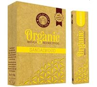 Song of India Organic Masala Incense Sticks Sandalwood, 3 unidades de cada 15 g
