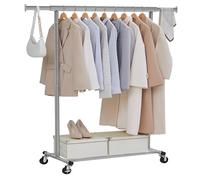 Burro Ropa con Ruedas Perchero Burro Extensible