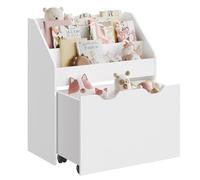 Estantería de Juguetes con 3 Compartimentos Blanco Nube