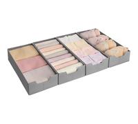 SONGMICS Juego de Organizadores para Cajones de Ropa Interior Plegables