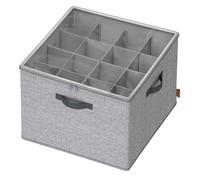 SONGMICS Organizador de Zapatos, para hasta 16 Pares de Zapatos, Ahorra Espacio, Separadores Ajustables, Apilable, Tapa Transparente, para Armario, Gris Paloma/Beige Capuchino Beige Capuchino