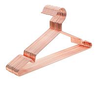 SONGMICS - Perchas de Metal, Cromado, antioxidante, Ahorro de Espacio, Resistente, Longitud 42 cm, Color Rosa Dorado CRI44R20