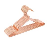 SONGMICS Perchas Infantiles 35 cm, Percha para Niños en Oro Rosa , 20 Piezas, Alambre de Metal, para Ropa de bebé, Armario ropero Que Ahorra Espacio, con Muesca contra, CRI45R-20