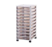 SONGYL-20249 Armario de Almacenamiento Carro con cajones móviles, Estante for Archivos de clasificación Datos, estantería Almacenamiento Multicapa for Oficina