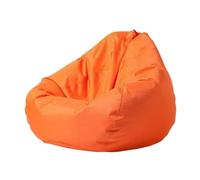 SONGYL-20249 Silla de Piso Silla con Forma de puf for Exteriores, Asiento portátil for el Suelo, for Acampar, Patio y Playa(Orange,Grande)