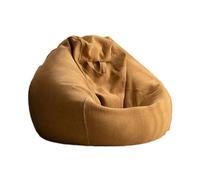 SONGYL-20249 Silla de Piso Sofá Perezoso, puf, balcón, Sala de Estar, Dormitorio, sillón reclinable Individual, Silla Lectura Tatami(Bruin,Pequeño)